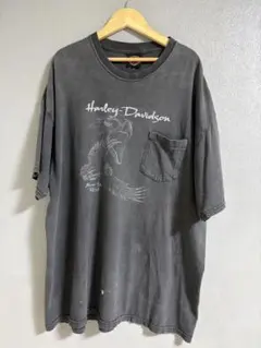Harley-Davidson イーグル　ヴィンテージTシャツ ブラック
