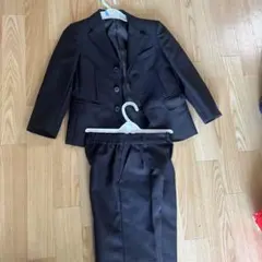 ブラック　ストライプ フォーマルスーツ