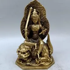 銅器 蛇身人首 銅像 居宅 供養 女媧神像 鎮宅辟邪 開運風水 招財 工芸