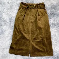 mysty woman【M】コーデュロイスカート　少し厚手　レディース