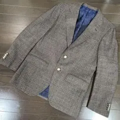 新品未使用 高級イタリア生地 ウール テーラードジャケット 定価7.9万 日本製