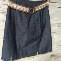 未使用♡BURBERRY BLUE LABELベルト付きスカート