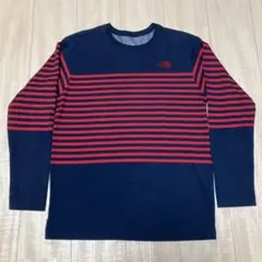 ザノースフェイス  ボーダー柄 長袖Tシャツ 美品