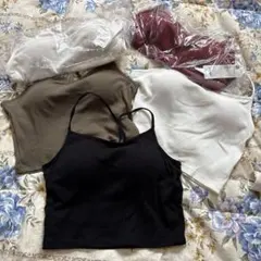 GU ブラフィール2WAYブラトップ 4色Lサイズ5点まとめ売り