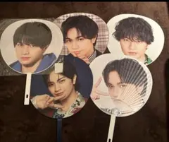 匿名発送★中島健人　SexyZone 公式うちわ5点★