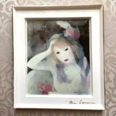 MARIE　LAURENCIN 、マリー・ローランサン、真珠の髪飾りの乙女 マリー・ローランサン MARIE LAURENCIN 真珠の髪飾りの乙女 二人の女 |