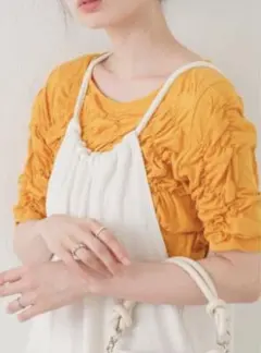 専用〈新品〉Kastane ランダムシャーリング5分袖TEE トップスのサムネイル