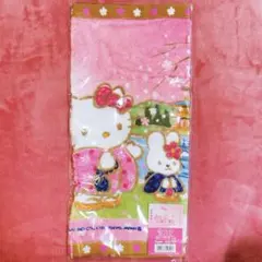 希少レア　ハローキティ　ご当地　京都限定　ハンドタオル　2001年製 サンリオ