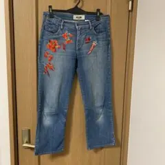 希少　モスキーノ　デニムジャケット　総柄　中綿　金ボタン　ゴールド　ブルー　M 希少 モスキーノ デニムジャケット 総柄 中綿 金ボタン ゴールド