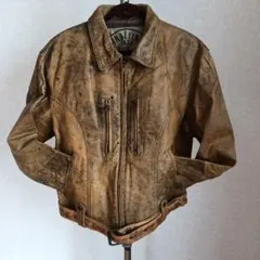ヴィンテージ牛革ジャケット