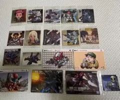 ガンダム　シール・カード　18枚セット