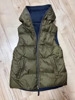 リバーシブル ダウンベスト