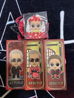 EXILE ATSUSHI アイマスク ガチャガチャ EXILE ATSUSHI アイマスク 缶バッジ THE REASON - メルカリ