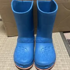 GLAPP ブルー　ゴム長靴 ２１センチ　22センチのサムネイル