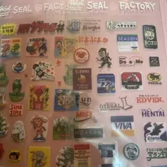 平成レトロ　希少！　パロディシール　２枚