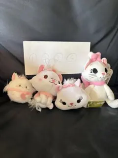 ディズニー　マリーちゃん　ぬいぐるみ4個セット