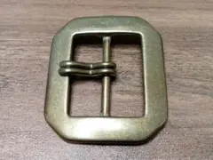 45mm 真鍮八角バックル ダブルピン
