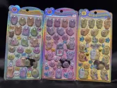 うるちゅる POP SEAL おぱんちゅうさぎ んぽちゃむ シール 3枚セット