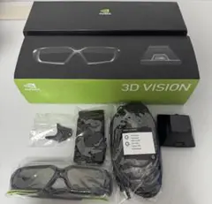 NVIDIA 3D VISION 3Dグラス・エミッター・USBケーブルセット