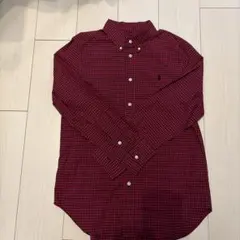 新品？　ラルフローレン 長袖チェックシャツ160