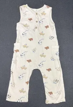 H&M オーバーオール　ノースリーブ　オールインワン　ロンパース　カバーオール