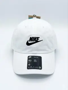 即納】ナイキ クラブ CB FUT WSH L キャップ FB5368 白