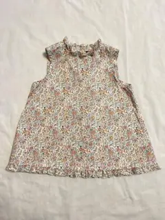 FITHフィス ☆ リバティ柄 花柄 ノースリーブ　ブラウス　120のサムネイル