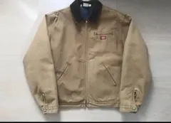 Dickies ベージュジャケット コーデュロイ襟　80s ヴィンテージ