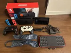 【豪華セット】Switch本体＋プロコン＋Joy-Con追加分！3人即プレイ可能 Nintendo Switch - 3人遊べるセット Switch 本体 プロコンの通販 by