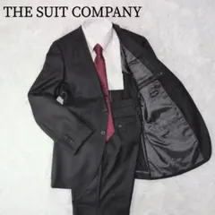 ザスーツカンパニー セットアップ ブラックフォーマル L 無地 冠婚葬祭