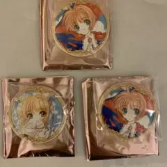 カードキャプターさくら キャラバッジ CLAMP展 木之本桜　3点セット