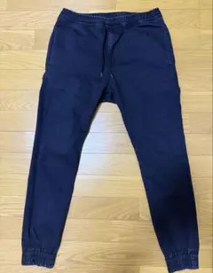 モンキータイム　デニムジョガーパンツ　ブラック