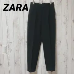 【ザラ】スーツ　スラックス　パンツ　ブラック　ハイウエスト USA-S
