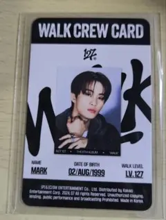 NCT127 WALK CREW CARD MARK