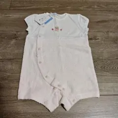新品タグ付き　ファミリア　ロンパース