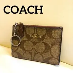 상태좋음 코치 COACH 패스 케이스 코인 케이스 시그니처 미니 스키니