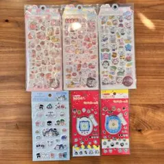 3Dシール　うさぎ　苺　はぴだんぶい　たまごっち　ぷっくりシール　ボンボンシール