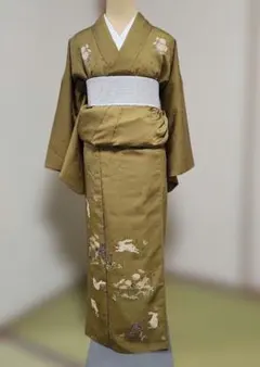 好感度アップ★裄68 三越　付下げ★美刺繍帯セット★ 2026年最新】付け下げ 裄68の人気アイテム - メルカリ