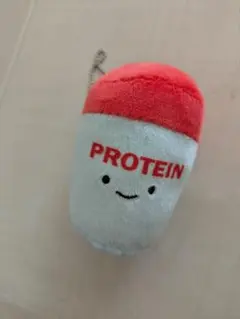 にっこりーノ トレーニングのぬいぐるみ プロテインシェイカー