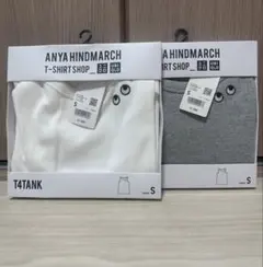 ユニクロ アニヤ ハインドマーチ リブタンクトップ Sサイズ