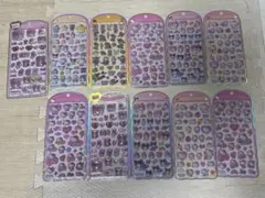 正規品　COTTON PUFFY キャラクターシール 11シートセット