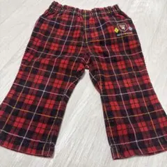 ミキハウス チェック柄パンツ 80サイズ