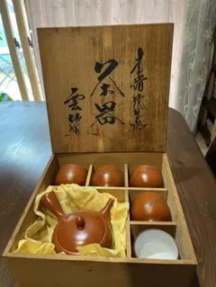 茶道具セット 陶器製 急須と茶碗5個