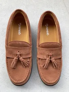 グラビス オジェック タッセルローファー 27.0 ブラウン