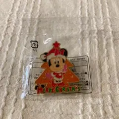 非売品　ミッキーマウス　クリスマス　ピンバッジ