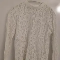 レース長袖トップス