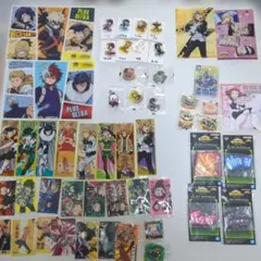 僕のヒーローアカデミア★グッズ★１番くじ★アクスタ★ファイル★シール他【50点】