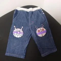 【アンパンマンキッズコレクション】ばいきんまん折り返しハーフパンツ（90cm）