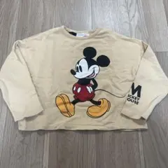 ZARA キッズ ミッキー トレーナー クロップド 110cm