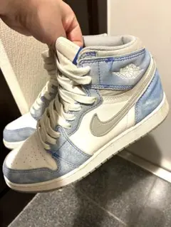 Nike Zoom Air ハイカット スニーカー ライトブルー - メルカリ